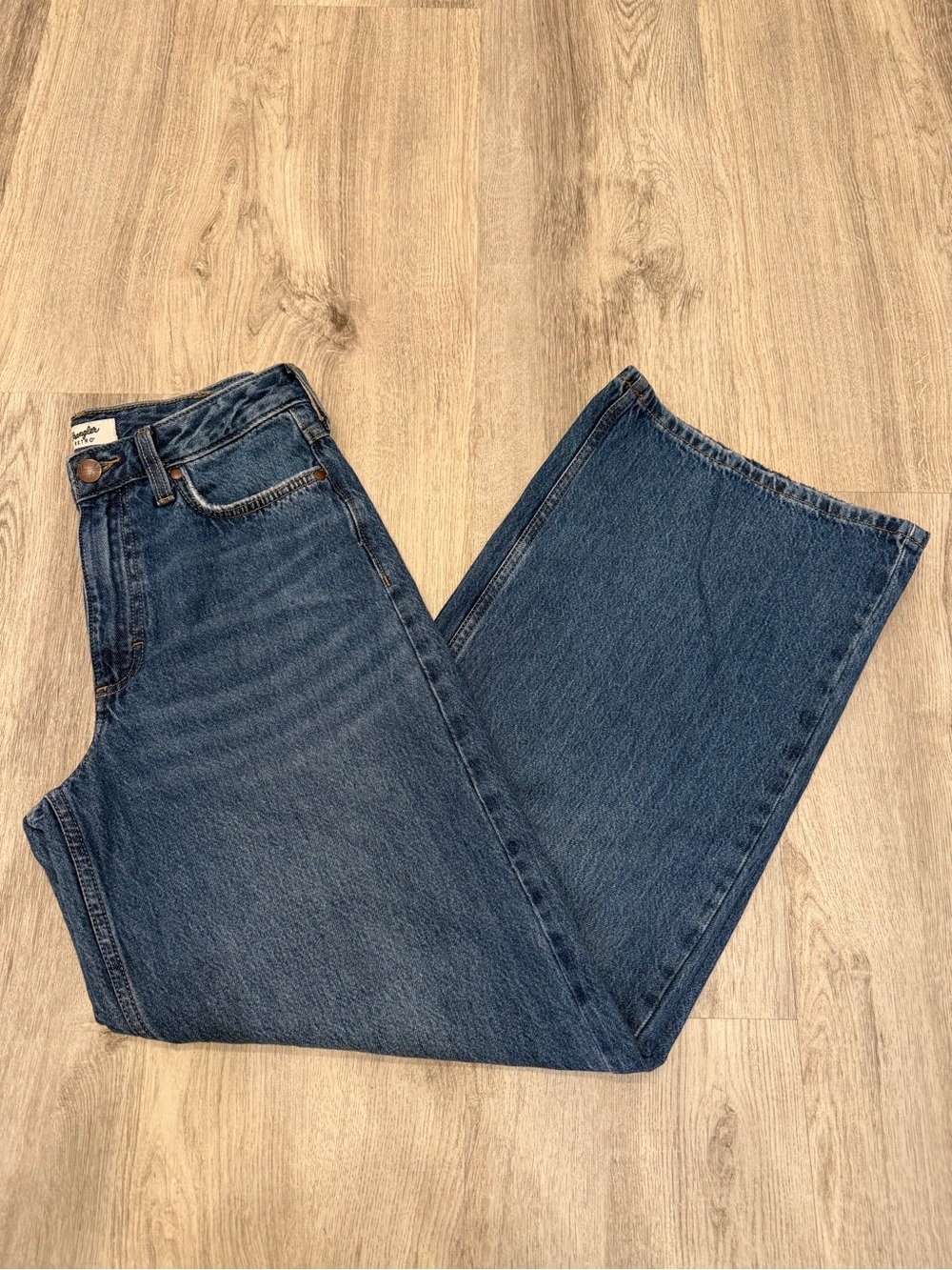 Wrangler Retro High Rise Wide Leg Jeans 27x32 Western